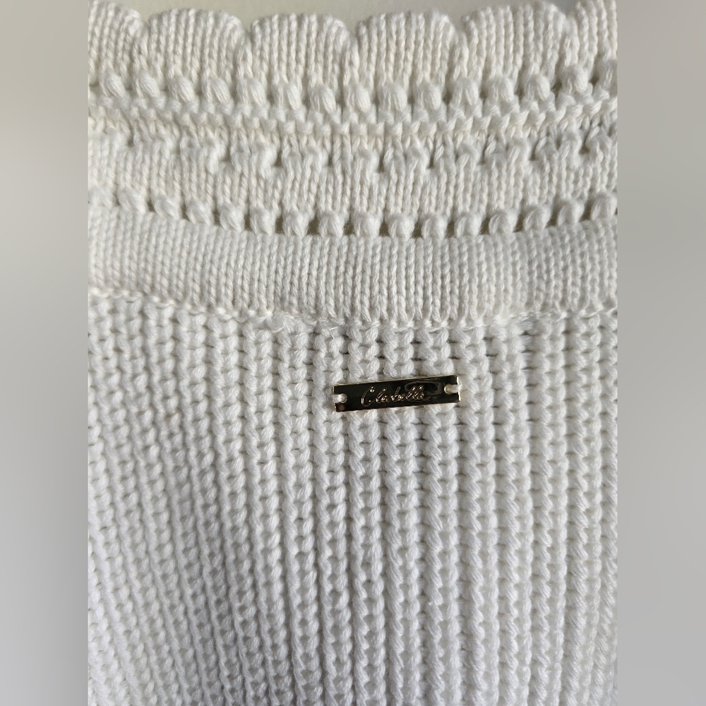 NWT! Cleobella, Rowan Sweater Top, Ivory, MSRP $198.00 - Picture 7 of 11